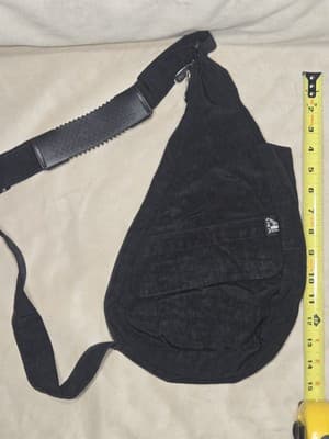 Ameri-Bag Healthy Back Bag Sling Bag Distressed Nylon - Thumbnail 4