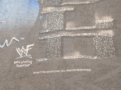 Vtg 90s Stone Cold Steve Austin 3:16 Shirt All Over Print WWF AOP Tultex Large - Thumbnail 2