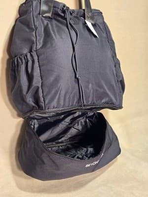 Beyond Yoga Convertible Backpack Black Zipped Pockets New With Tags 15in/17in - Thumbnail 4