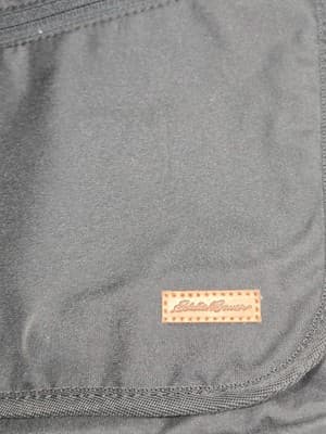 Eddie Bauer Crossbody Messenger Bag Black Adjustable Strap Travel Pockets - Thumbnail 2