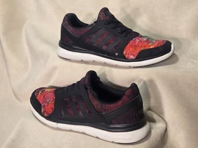 adidas women cloudfoam lite Xpression Multicolored AW4548 Running Shoes Size 7 - Image 1