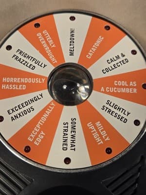 Oracle Stress-O-Meter Fortune Teller Novelty Toy Loncraine Broxton Lagoon Games - Thumbnail 4