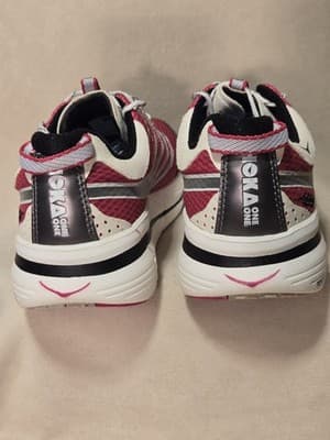 HOKA One One Kailua Trail Women's Running Shoes Pink/ White Size 8.5 - Thumbnail 8