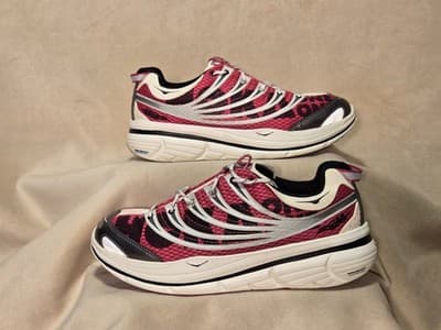 HOKA One One Kailua Trail Women's Running Shoes Pink/ White Size 8.5 - Thumbnail 2