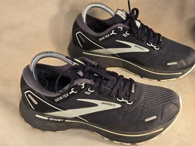 Gore-Tex Waterproof Brooks Ghost 14 GTX Women's Size 7 Black Running Shoes Trail - Thumbnail 6