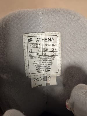 Used K2 Athena T Nine Women's Inline Skates Gray Pink Cancer Ribbon ABEC 5 - Thumbnail 6