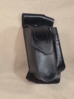 93-16 Harley Touring OEM Left Saddlebag Guard Bag Water Bottle Holder - Thumbnail 3