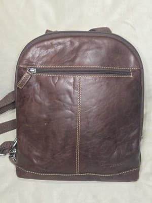 Jack Georges Voyager Small Convertable Crossbody Leather Bag Messenger American - Image 1