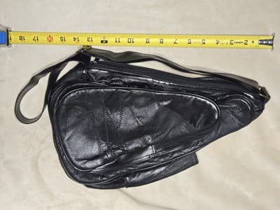 Comfort Carry-All Black Sling Backpack - Thumbnail 4