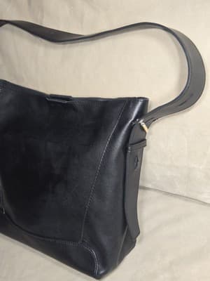 Foxer Leather Women's Bag Shopper Shoulder Black - Thumbnail 2