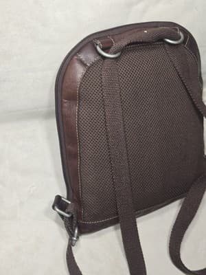 Jack Georges Voyager Small Convertable Crossbody Leather Bag Messenger American - Thumbnail 9