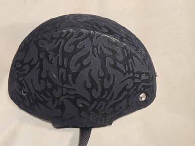 Vintage Harley-Davidson AGV "Flaming" Half Helmet - Made in Italy - Size S - DOT - Thumbnail 11