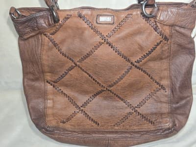 SPIKES AND SPARROW Brandi Weaved Genuine Leather Shoulder Tote Bag - Thumbnail 3