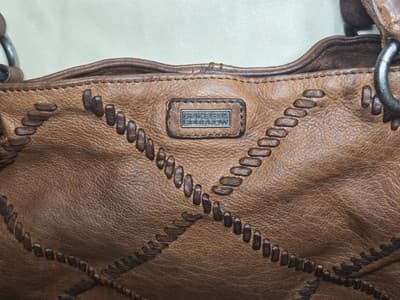 SPIKES AND SPARROW Brandi Weaved Genuine Leather Shoulder Tote Bag - Thumbnail 2