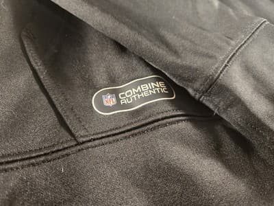New Era Jacksonville Jaguars Mens Hoodie Small Black NFL Combine Athletic Stated - Thumbnail 2