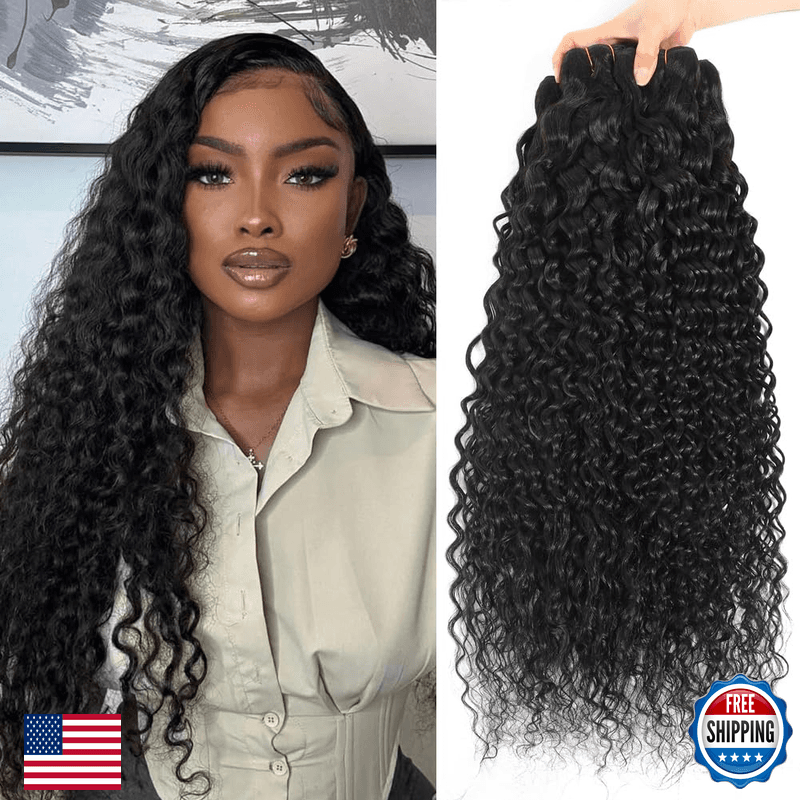 Baierte Water Wave Human Hair Bundles 100 Brazilian Virgin Hair 24 26 28 Inch - Image 1