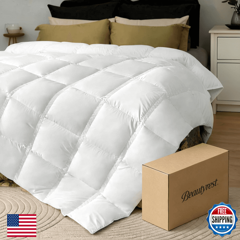 Beautyrest Goose Down Fiber Comforters King Size Lightweight Blanket/Duvet - Image 1