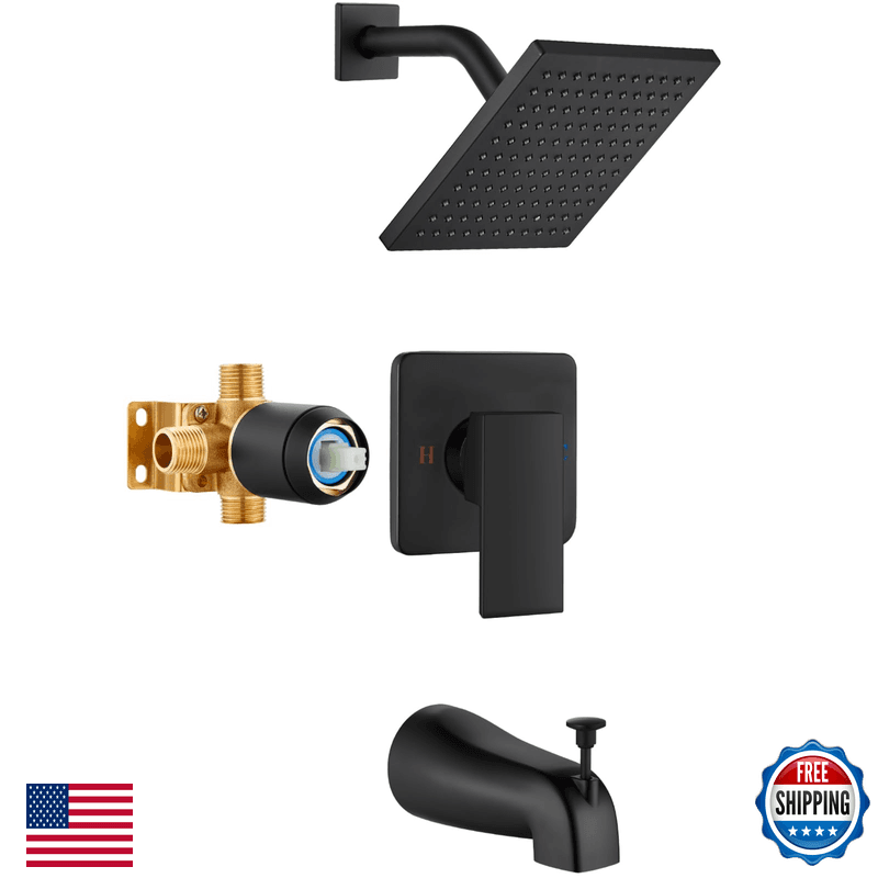 Heyalan Shower Faucet Set Tub Spout Bathtub And Shower Trim Kit Valve Single - Image 1