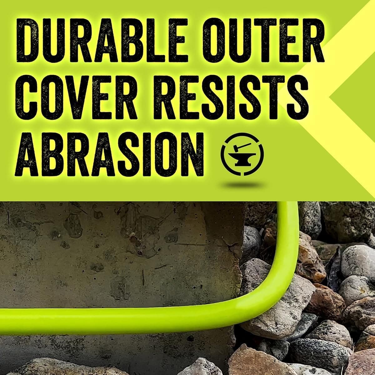 Flexzilla Garden Hose 5/8 in. x 50 ft., Lightweight All-Weather Water Hose, Dura - Thumbnail 6