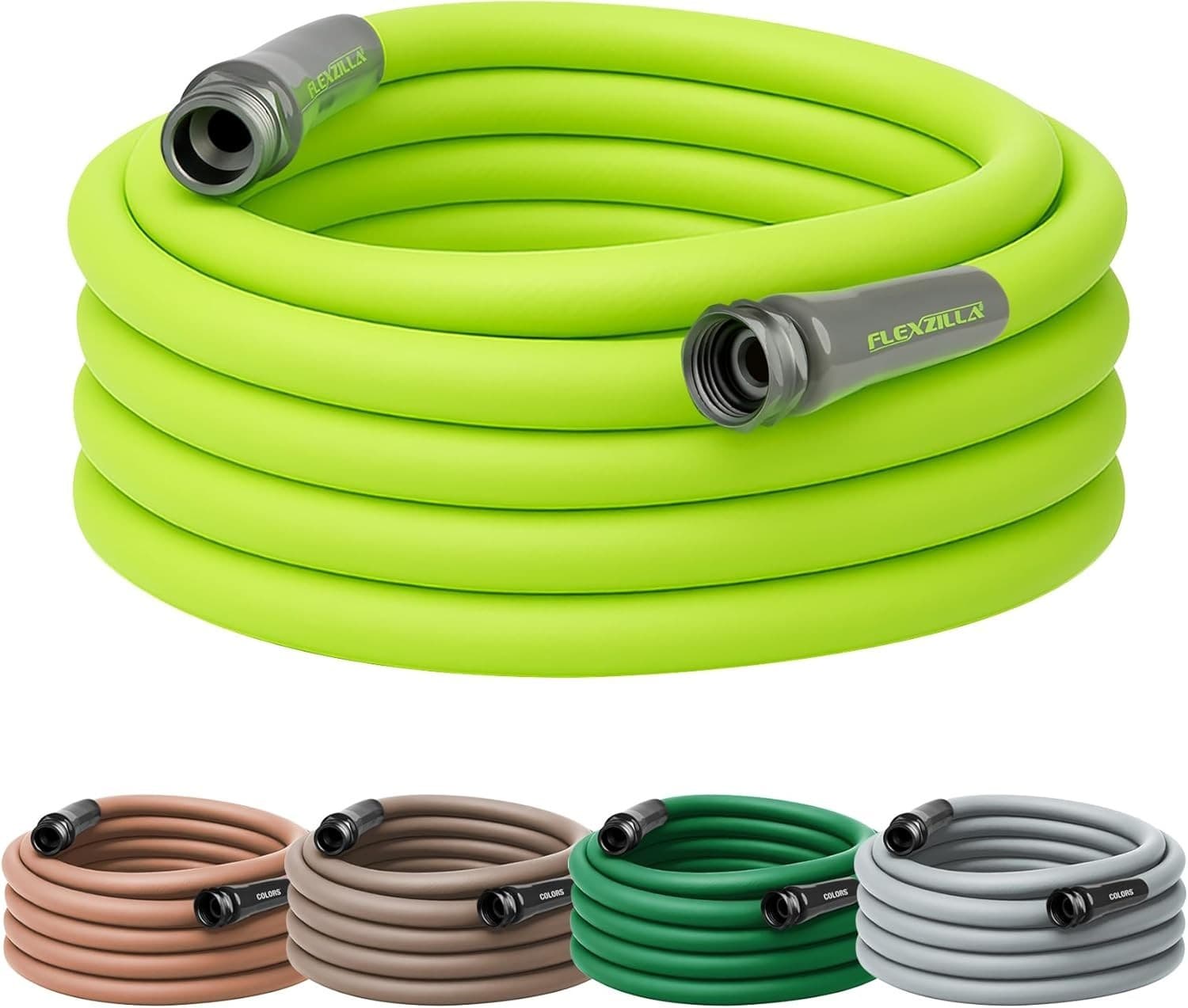 Flexzilla Garden Hose 5/8 in. x 50 ft., Lightweight All-Weather Water Hose, Dura - Image 1