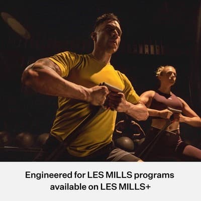 Les Mills SMARTBAND Workout Resistance Band w/ Handles, Home Gym - Thumbnail 6