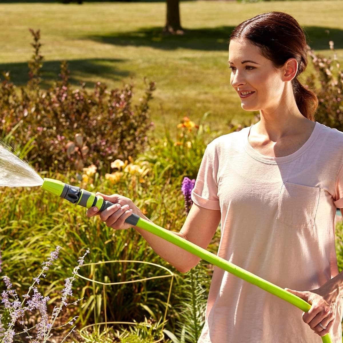 Flexzilla Garden Hose 5/8 in. x 50 ft., Lightweight All-Weather Water Hose, Dura - Thumbnail 2