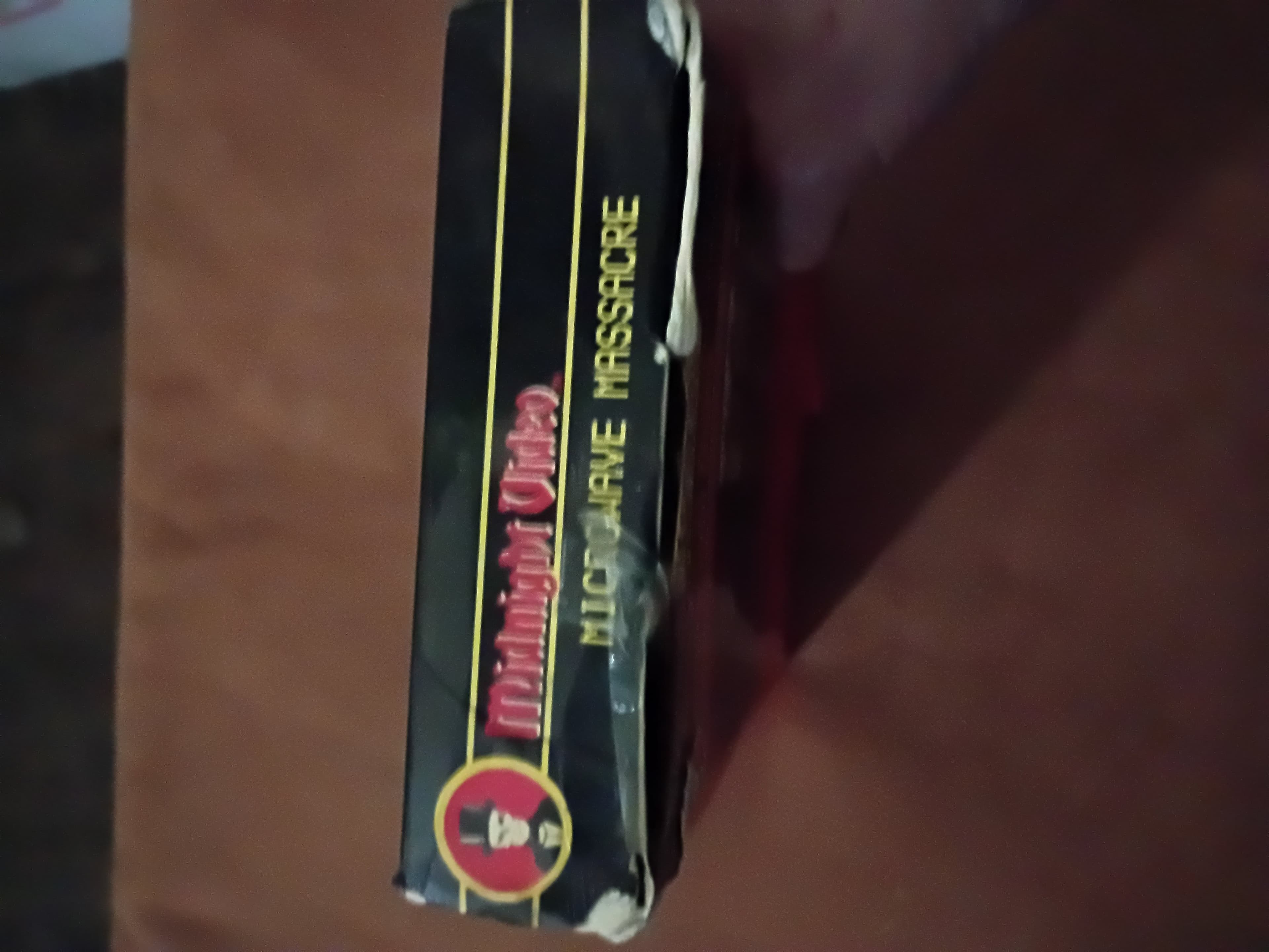 Microwave Massacre VHS Tape Midnight Video - Thumbnail 5