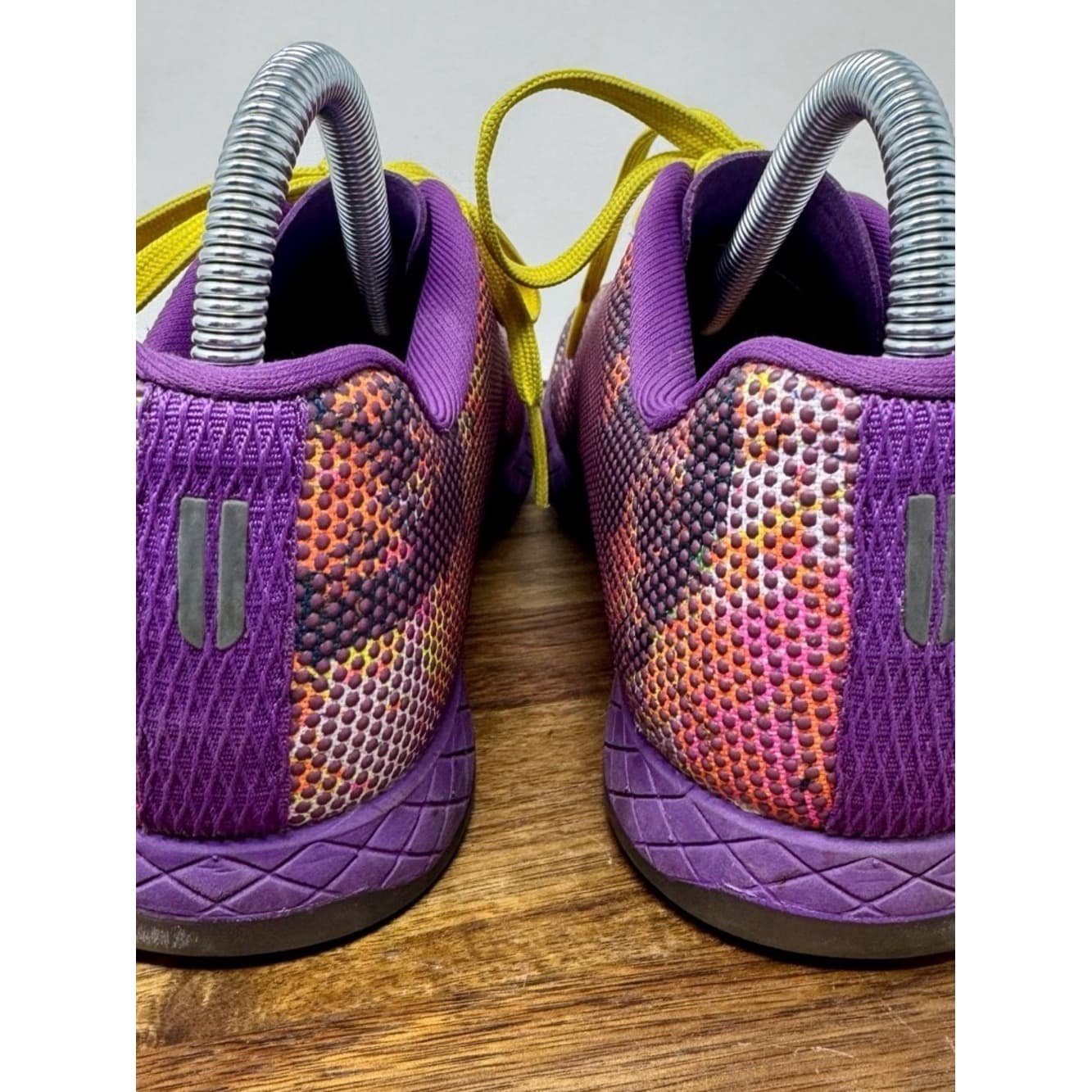 Nobull Project Sam Dancer Artwork Sneakers with Yellow Laces - Thumbnail 3