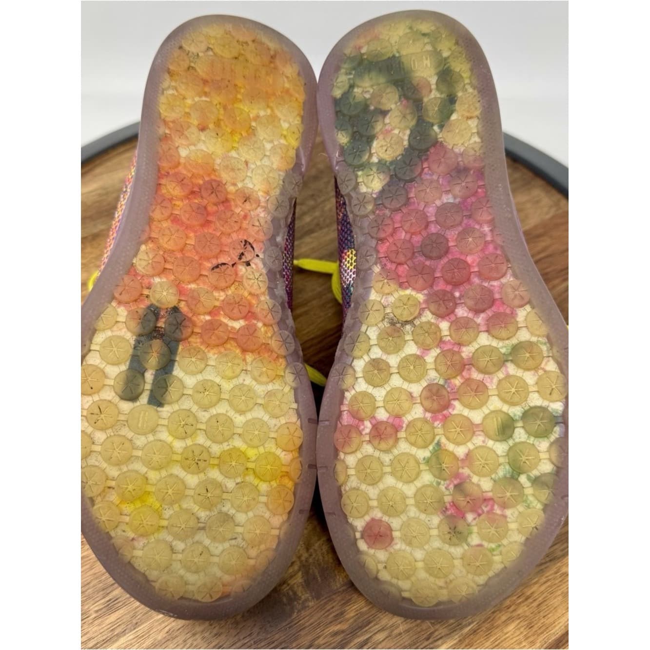 Nobull Project Sam Dancer Artwork Sneakers with Yellow Laces - Thumbnail 6