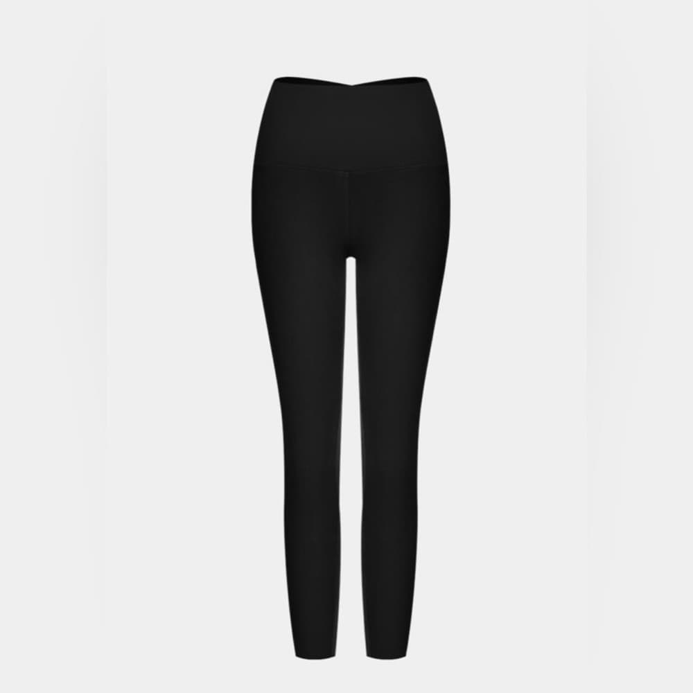 Halara Flex™ High Waisted Denim Casual Leggings in Black Denim Size M - Thumbnail 7