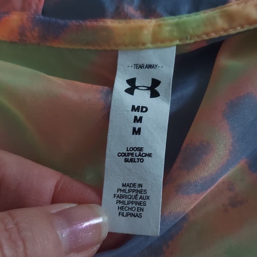 Under Armour Neon Multi-Color Lightweight Hooded Pullover - Thumbnail 8