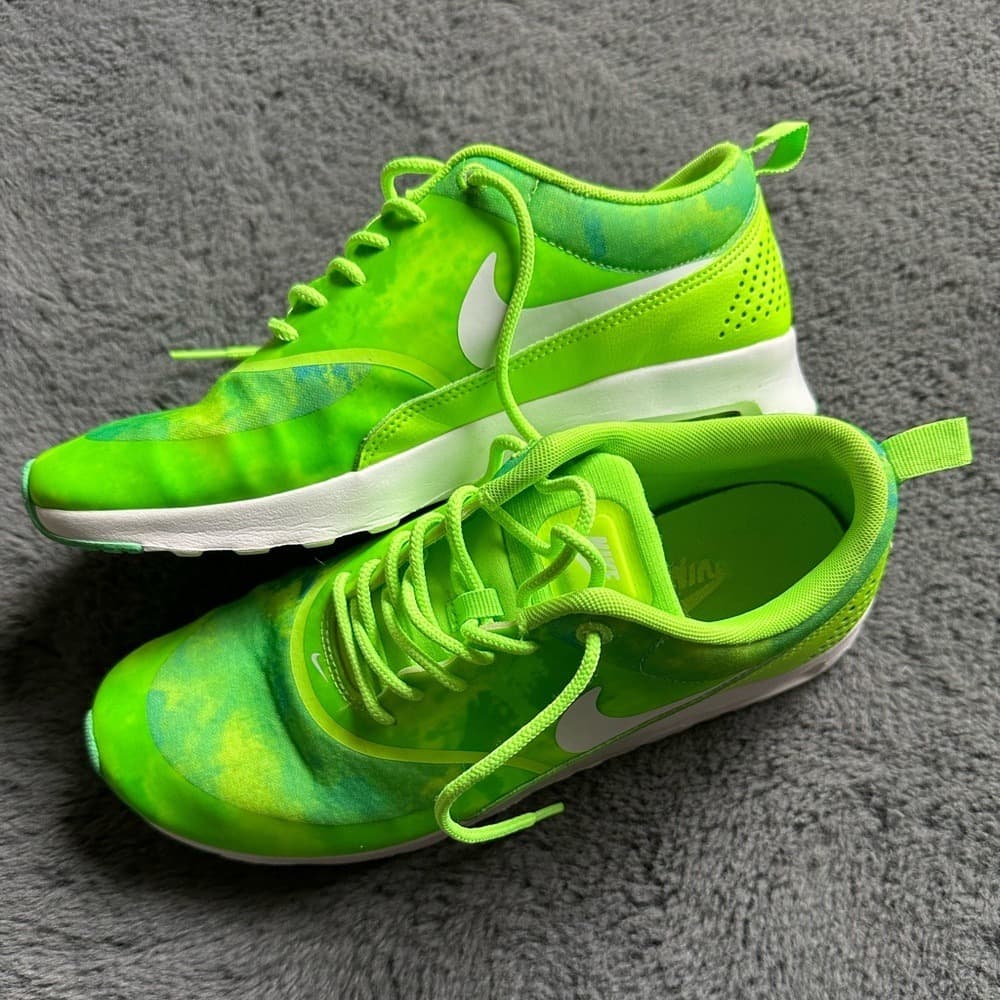 Nike Air Max Thea Print Flash Lime Green - Thumbnail 3
