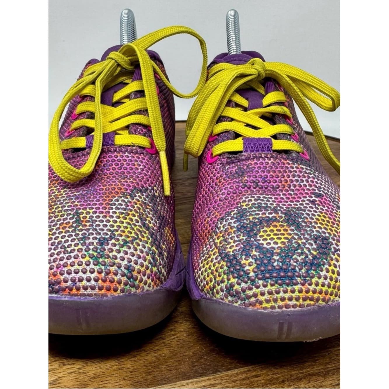 Nobull Project Sam Dancer Artwork Sneakers with Yellow Laces - Thumbnail 2