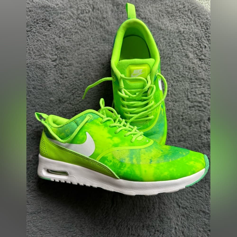 Nike Air Max Thea Print Flash Lime Green - Thumbnail 8