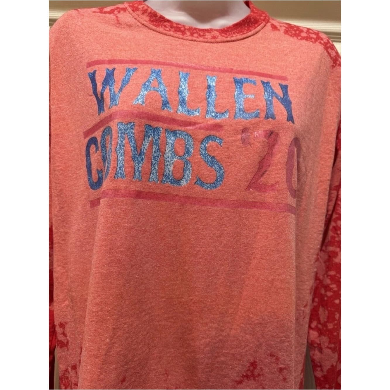 Wallen Combs 2020 Bleach-Dyed Long Sleeve Tee - Thumbnail 3