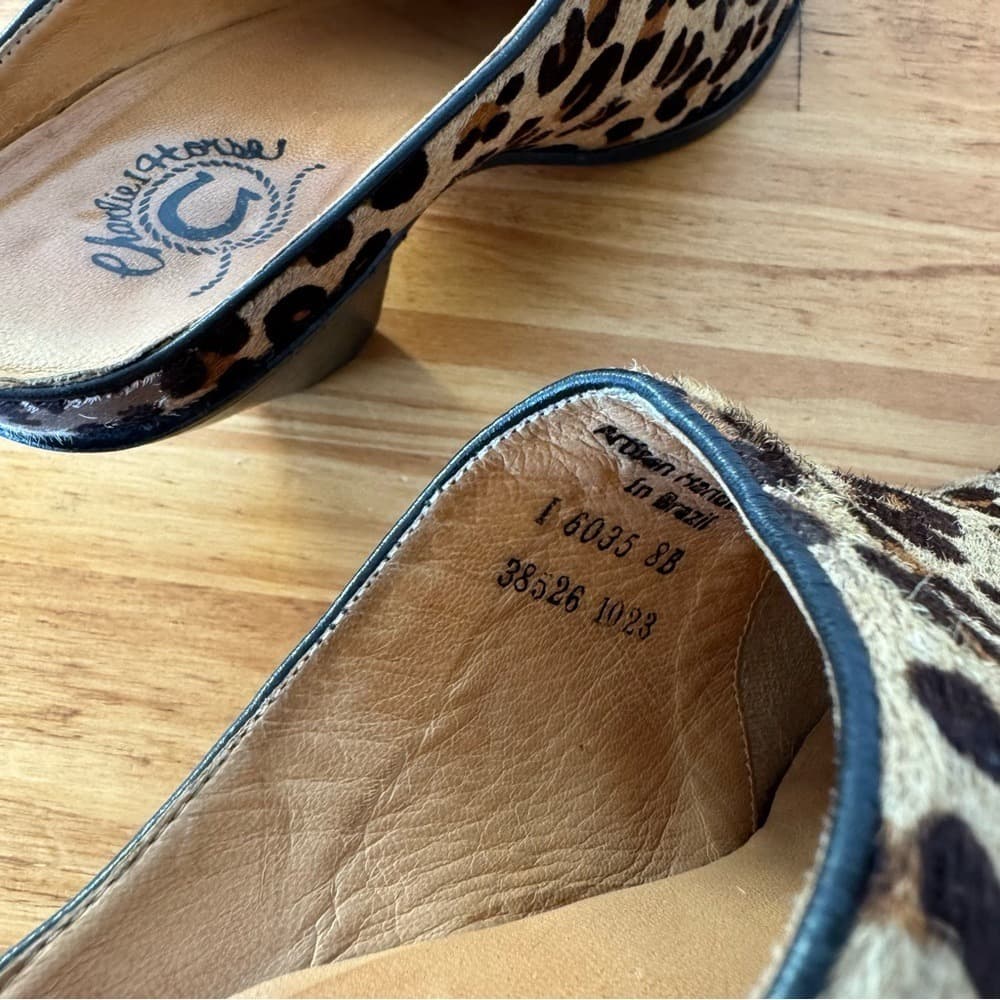 Charlie 1 Horse Leopard Mule Clogs - Thumbnail 7