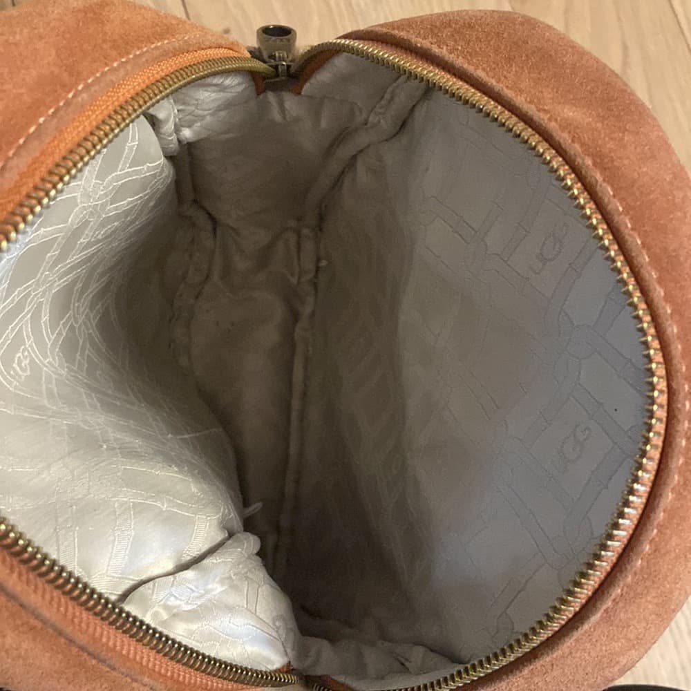 UGG Leopard Faux Fur Mini Backpack in Chestnut/Tan - Thumbnail 6