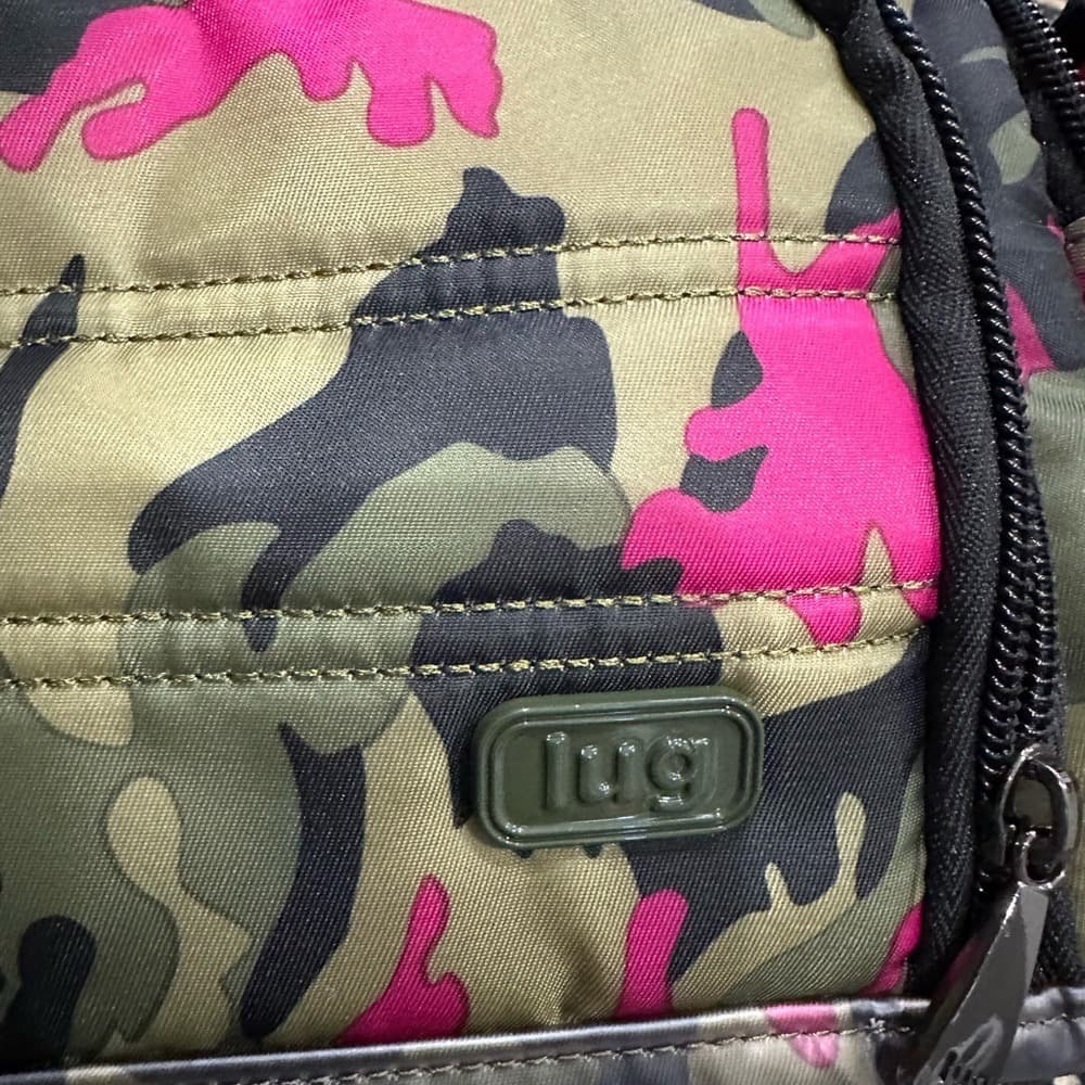 Lug Camo Trolley in Olive Green and Hot Pink - Thumbnail 2