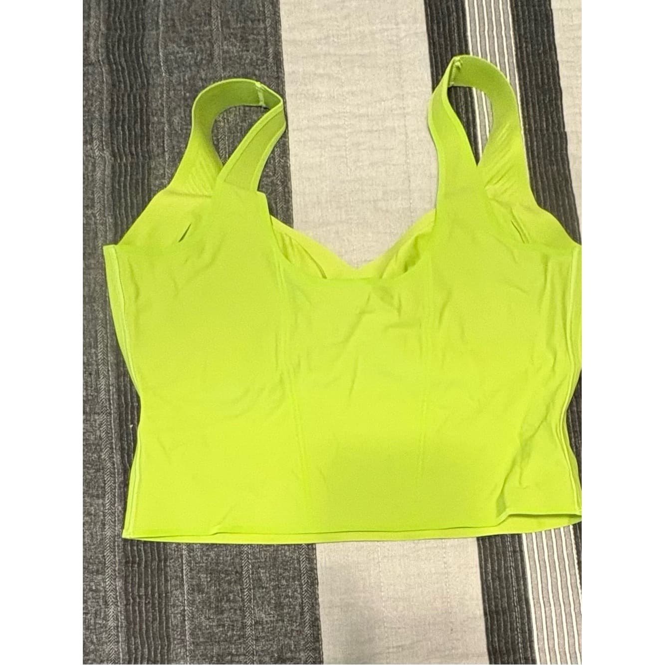 Fanka Body Sculpt Bra Tank in Kiwi Green - Thumbnail 2