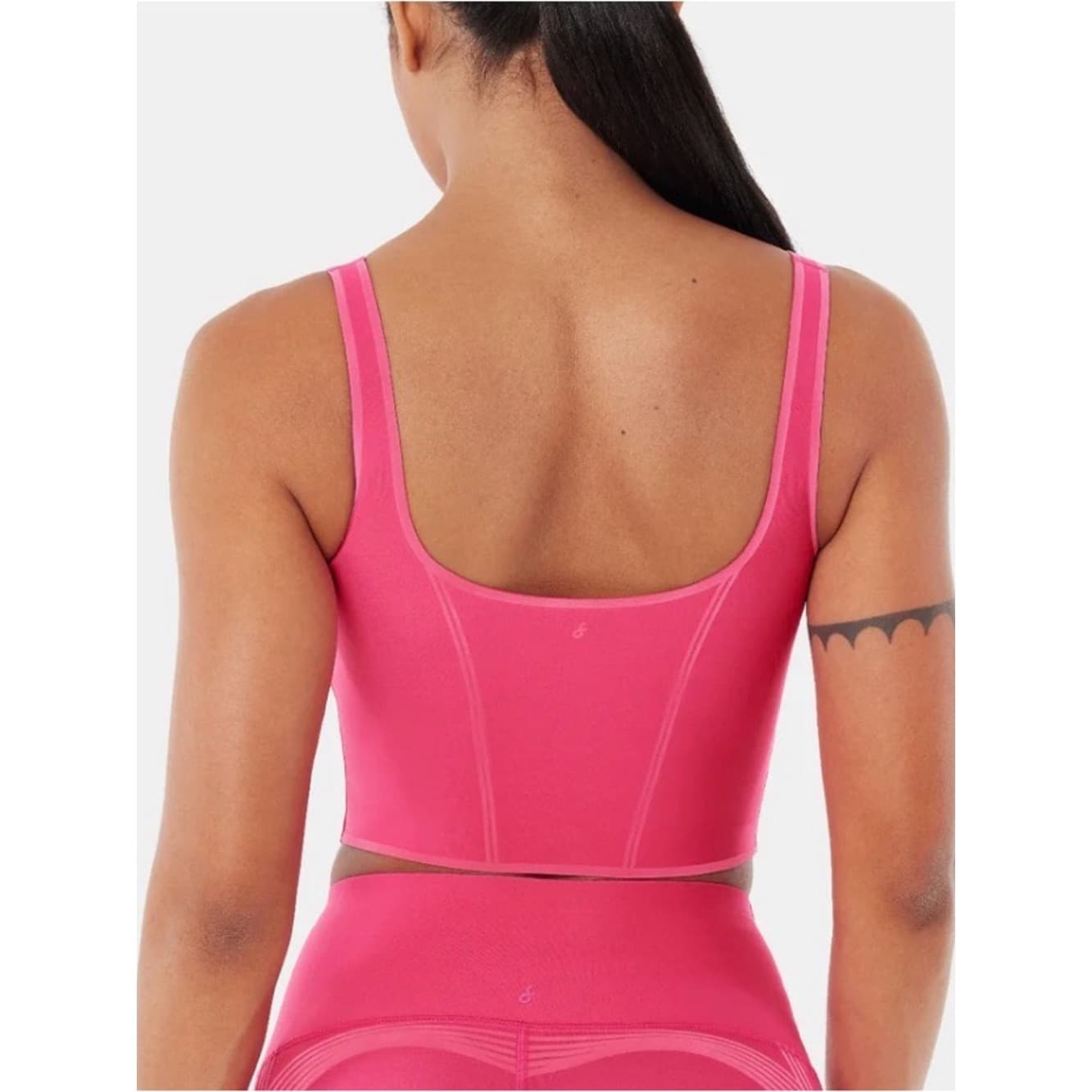 Fanka Body Sculpt Bra Tank in Magenta - Thumbnail 2