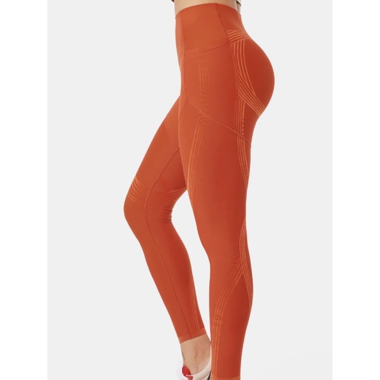 Fanka Body Sculpt Double Coverage Leggings in Pumpkin - Image 1
