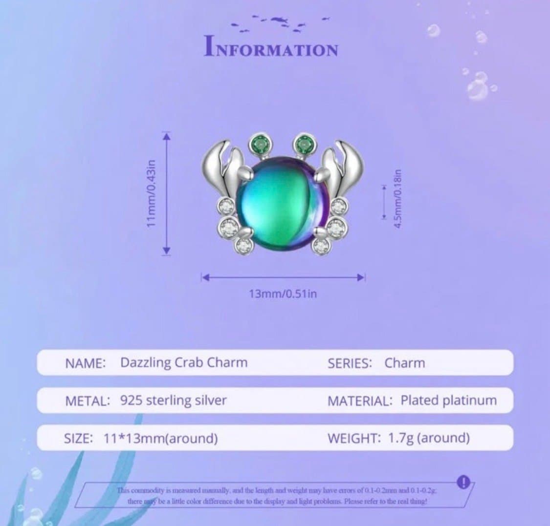Bamoer Dazzling Crab Sterling Silver 925 - Thumbnail 2