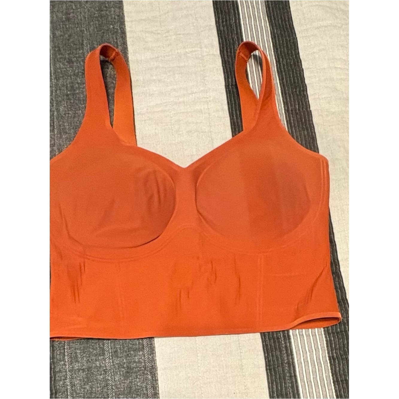 Fanka Body Sculpt Bra Tank in Pumpkin - Thumbnail 2