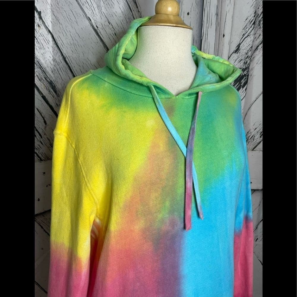 Spiritual Gangster for VS PINK Tie Dye Hoodie Dress Size XS - Thumbnail 3