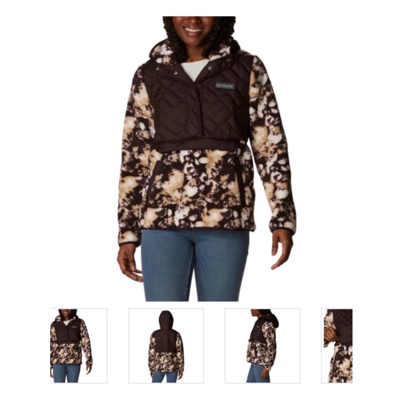 NWOT Columbia Sweet View Fleece Hooded Pullover - Thumbnail 3