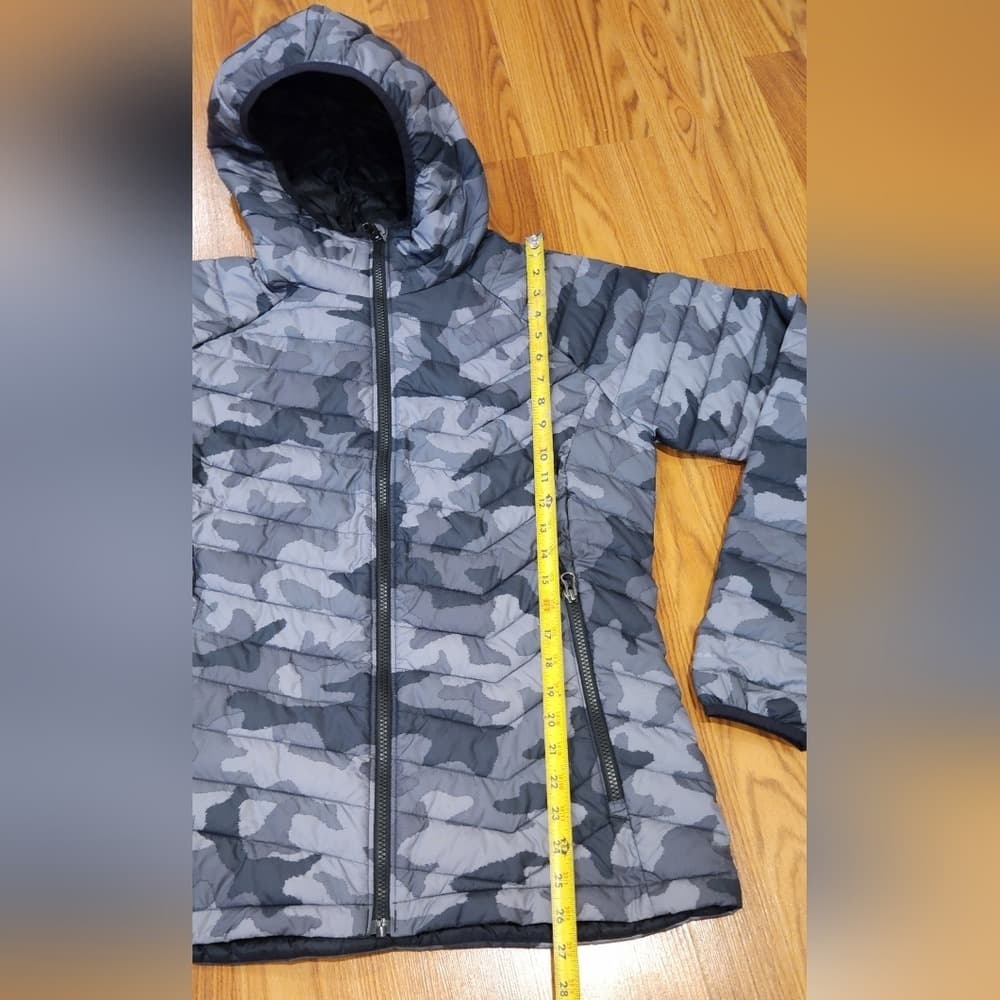 Columbia Women's Gray Black Camouflage Puffer Jacket - Thumbnail 7
