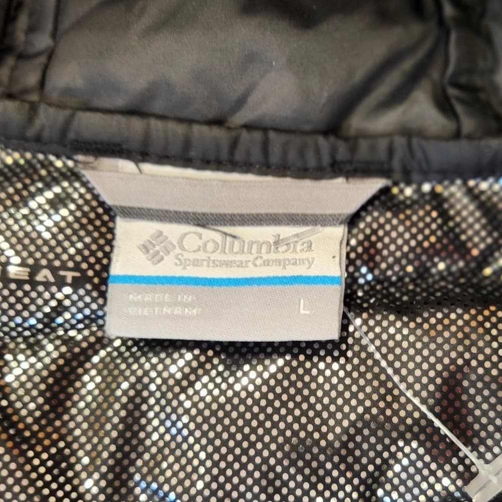Columbia Women's Gray Black Camouflage Puffer Jacket - Thumbnail 5