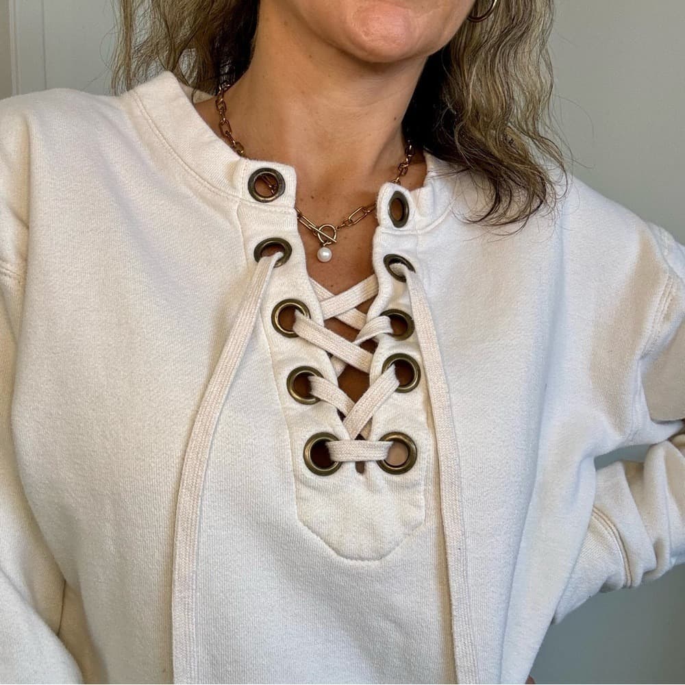 MOTHER The Tieup Easy Sweatshirt - Thumbnail 9