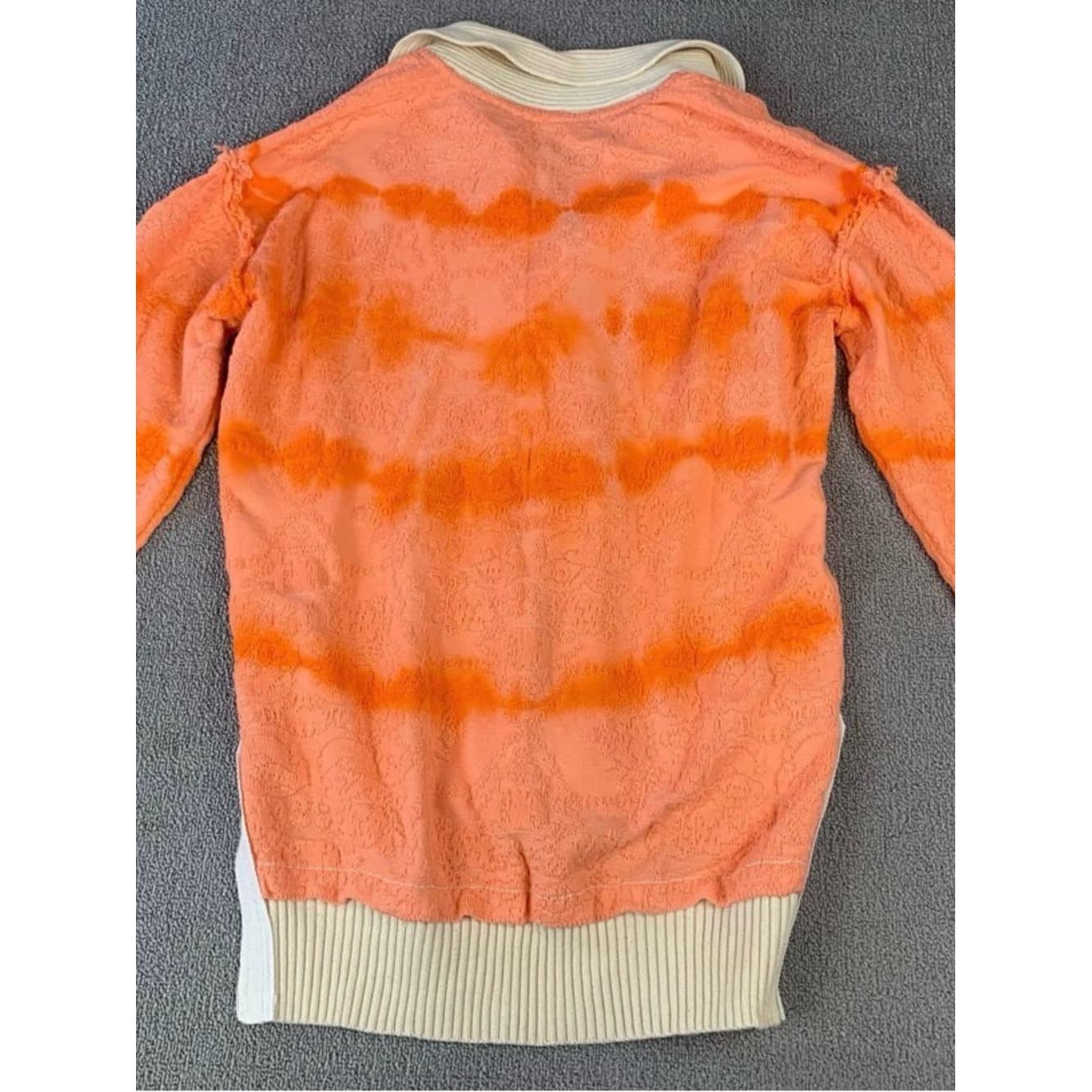 Free People Sunrise Tie-Dye Oversized Polo Sweater - Thumbnail 3