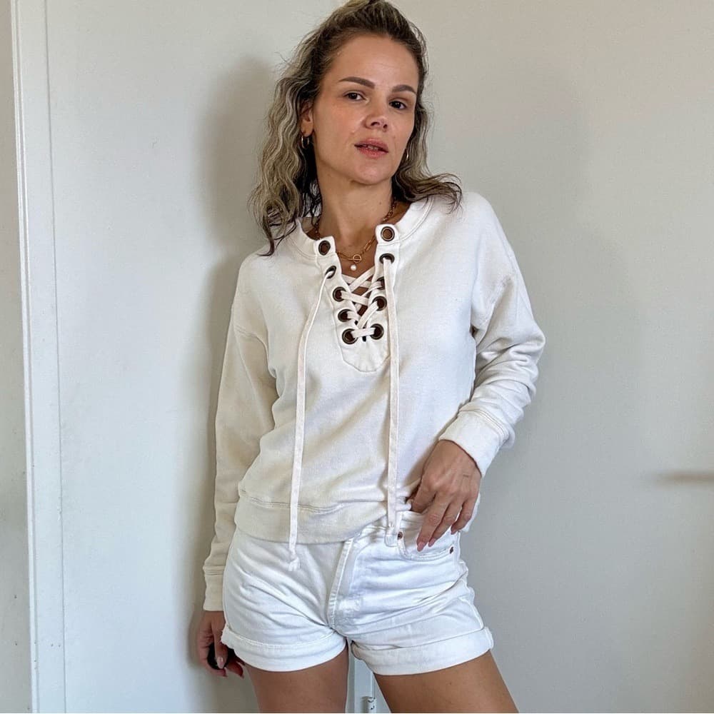 MOTHER The Tieup Easy Sweatshirt - Thumbnail 6